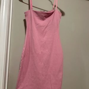 Pink Women's mini body con dress